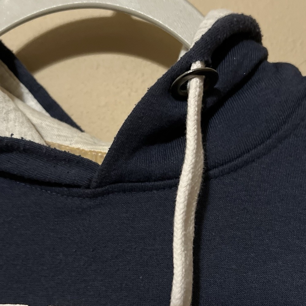 Vintage Super Dry Navy  Men's  Size-Large Graphic Pullover Hoodie - Picture 7 of 7